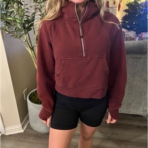 Scuba Oversized Half-Zip Hoodie